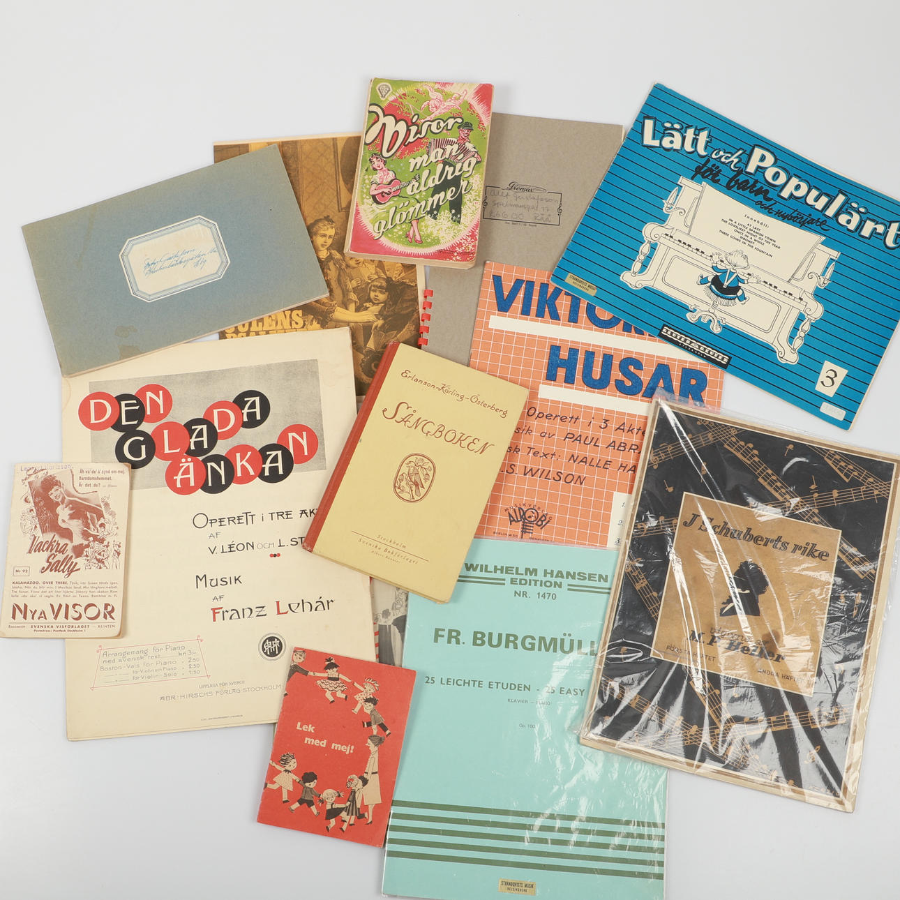 SONGBOOKS AND BOOKLETS, 20th century.