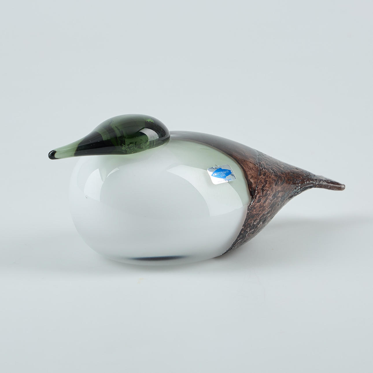 バード　NUUTAJARVI　Oiva Toikka　Haahka OIVA TOIKKA. GLASS BIRD. “Haahka”. Signed O. Toikka Nuutajärvi