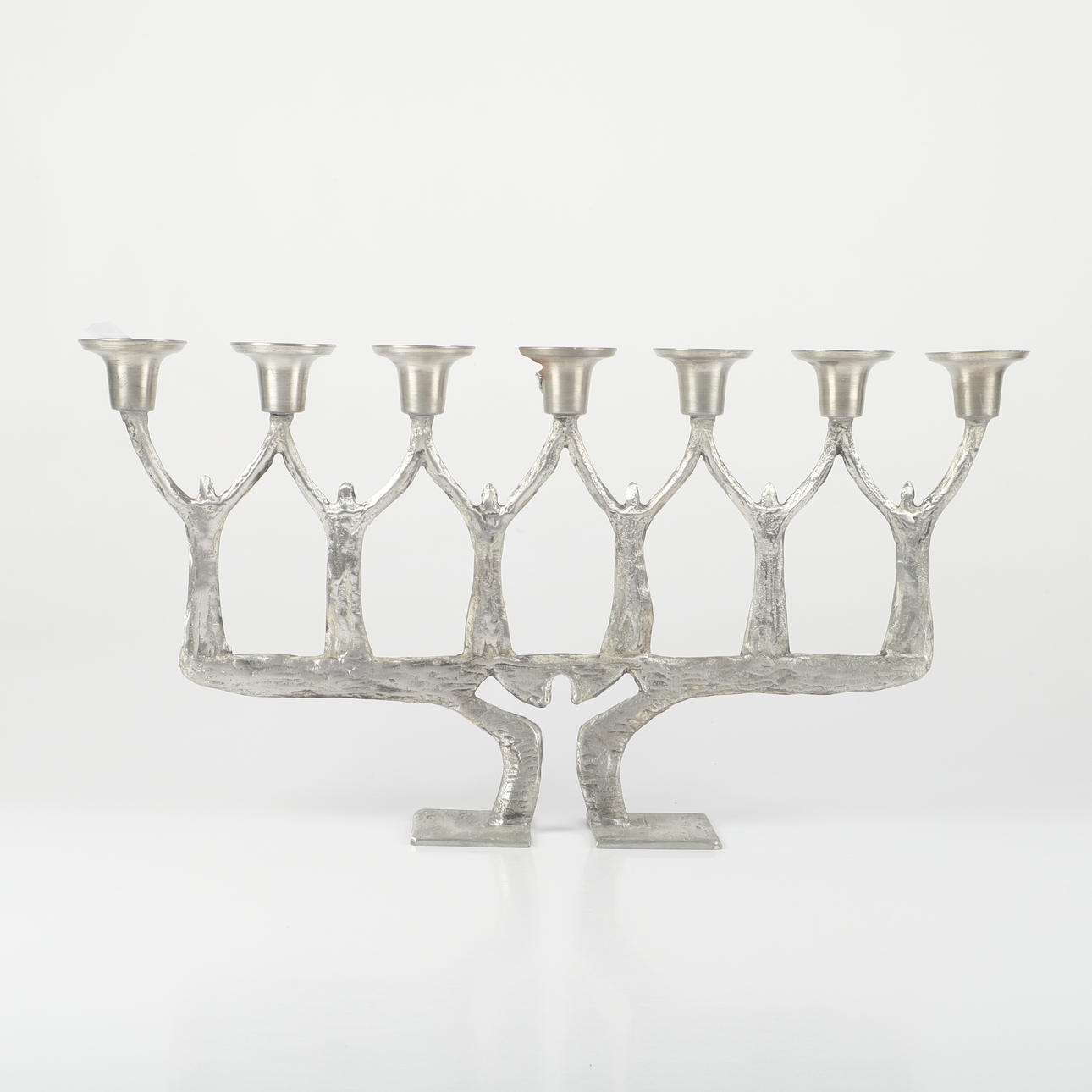 BENGT BERGGREN. Candelabra, pewter, Kågeröd, signed.