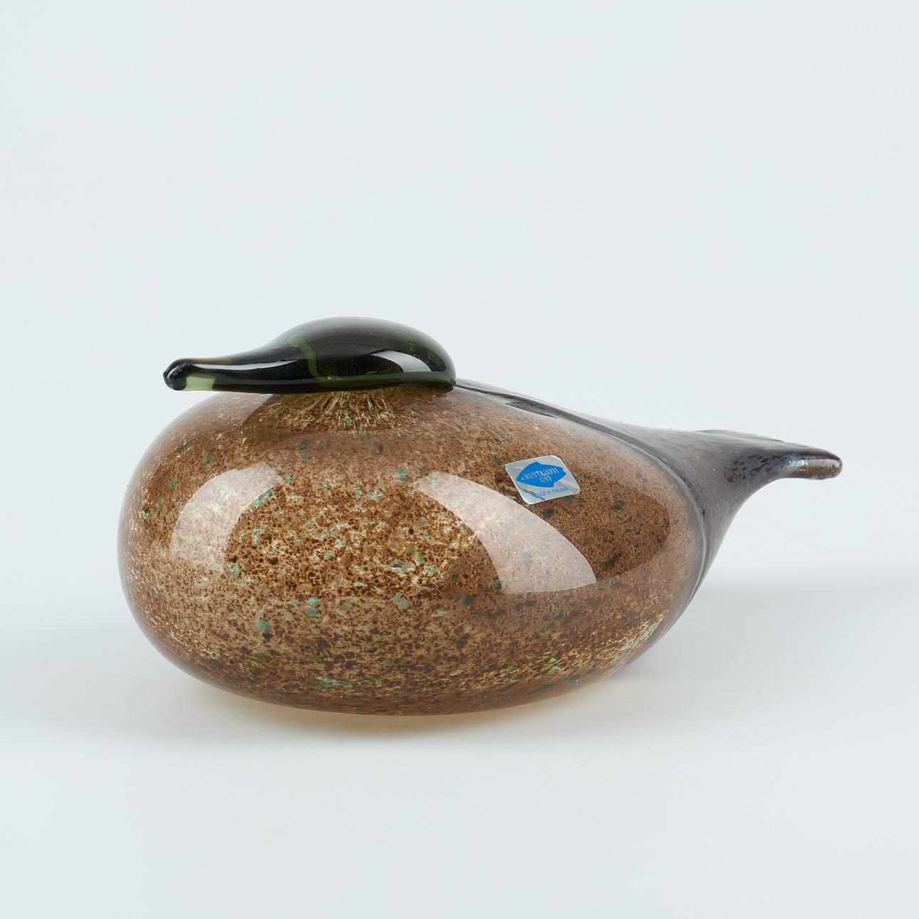 OIVA TOIKKA. GLASS BIRD, “Haahkatar”. Signed O. Toikka Nuutajärvi