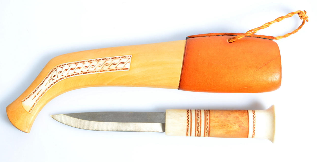 GUSTAV JAKK, PAJALA. Samekniv. 1982.