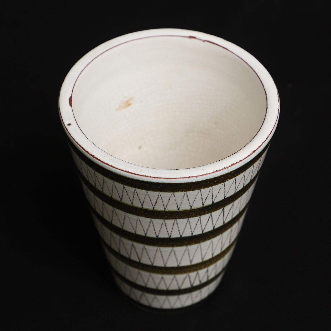 STIG LINDBERG スティーグ・リンドベルグ Vintage / Stig Lindberg Faience bowl Φ25.5 /Otso / #391