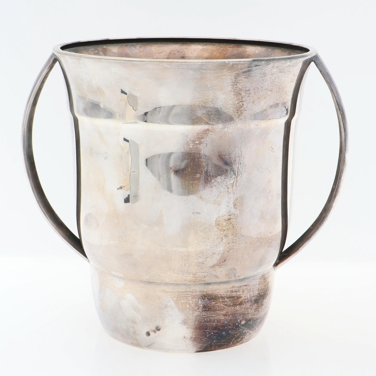 Champagnerkühler, Weißmetall, 20. Jahrhundert.