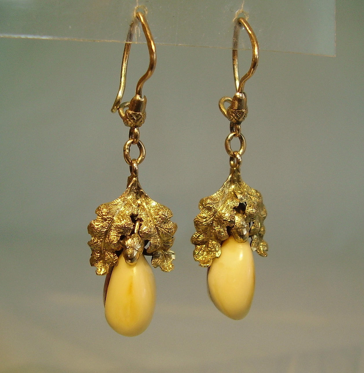 GRANDEL ÖRHÄNGEN VICTORIAN gult och rosa guld 333.