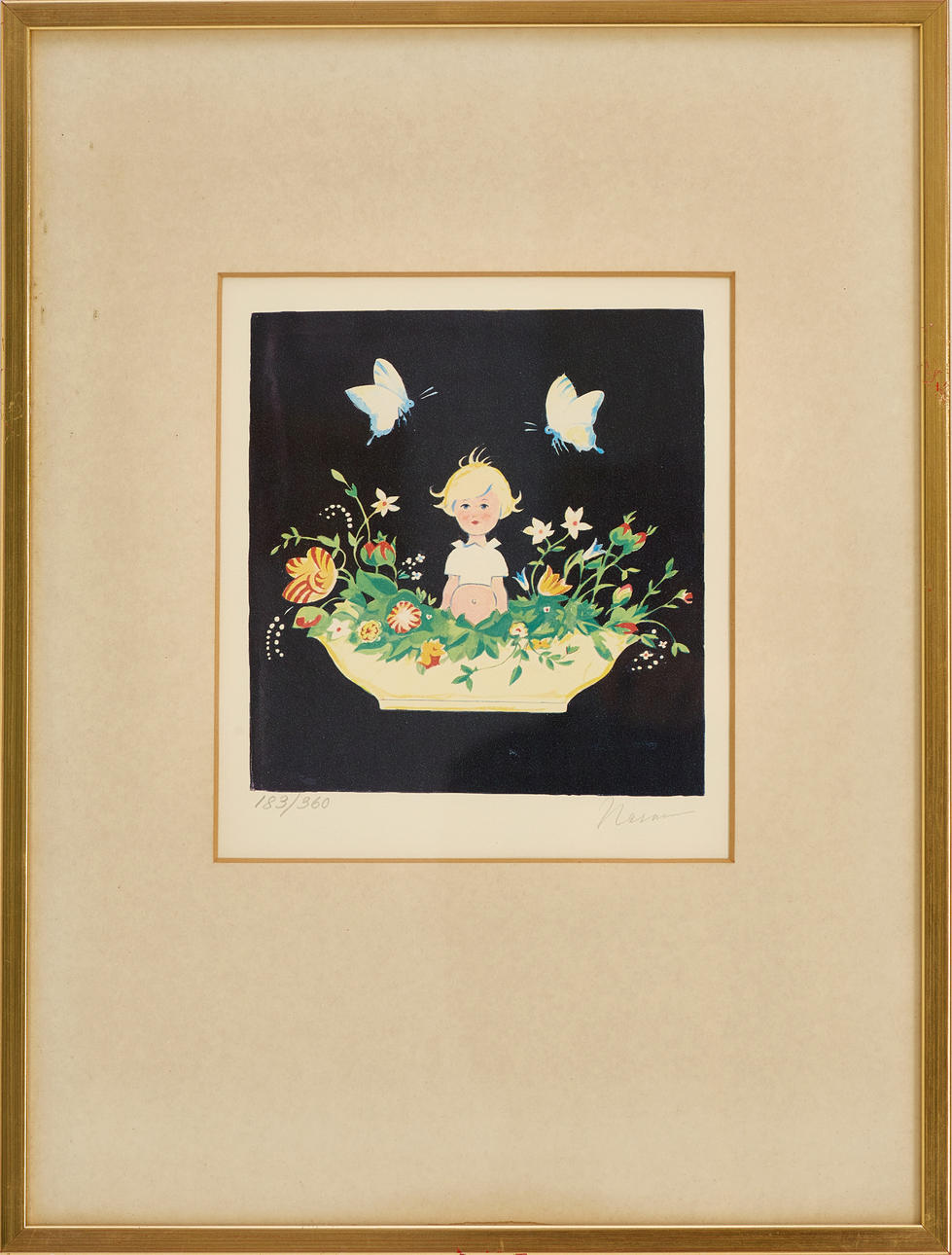 EINAR NERMAN (1888-1983), Thumbelisa, signed and numbered 183/360, color offset.