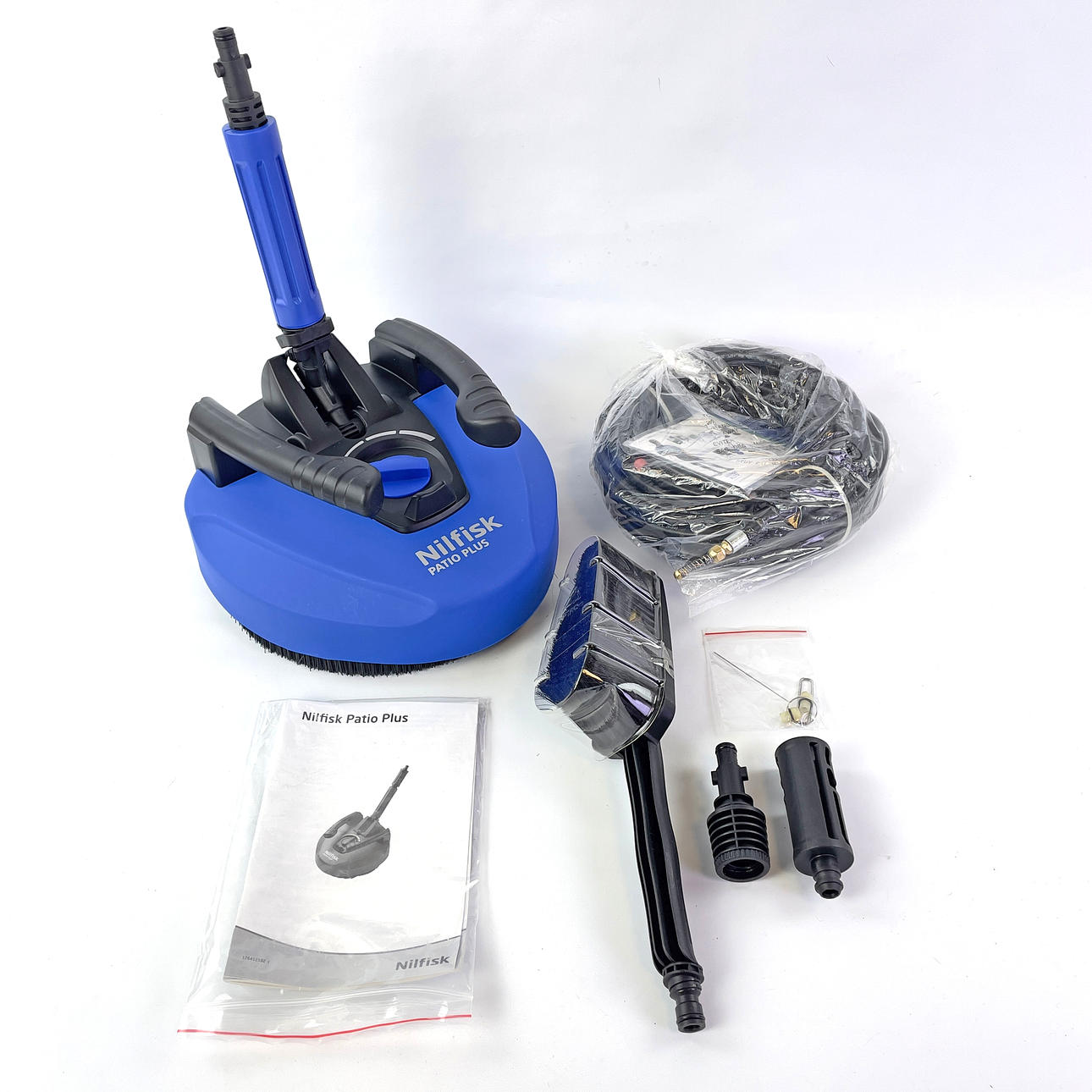 DELE TIL HØJTRYKSRENSER NILFISK COMPACT, terrasserenser Patio Plus, børste, afløbsrenser. Danmark.