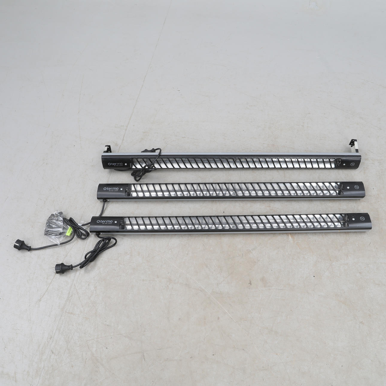 INFRARED HEATERS, three pieces, "Thermo”.