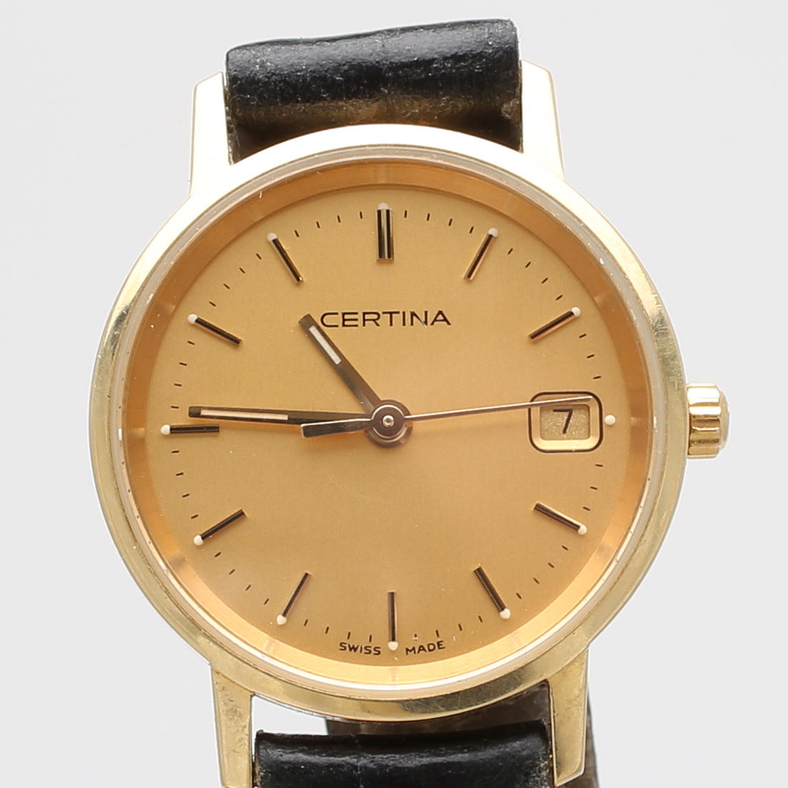 DAMARMBANDSUR, Certina, quartz, guld 18K.