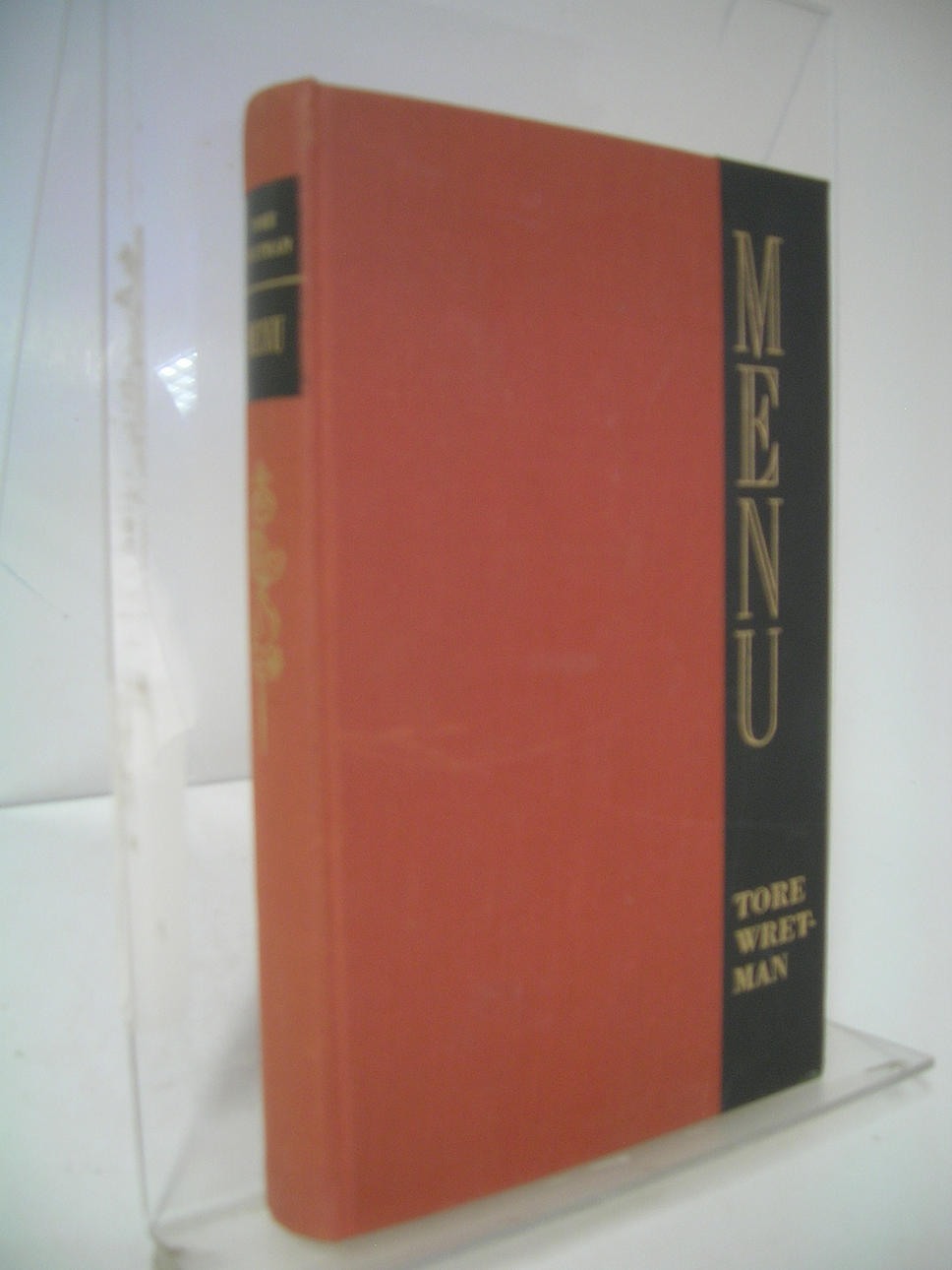 TORE WRETMAN. Menu. 1956. med dedikation av TW.