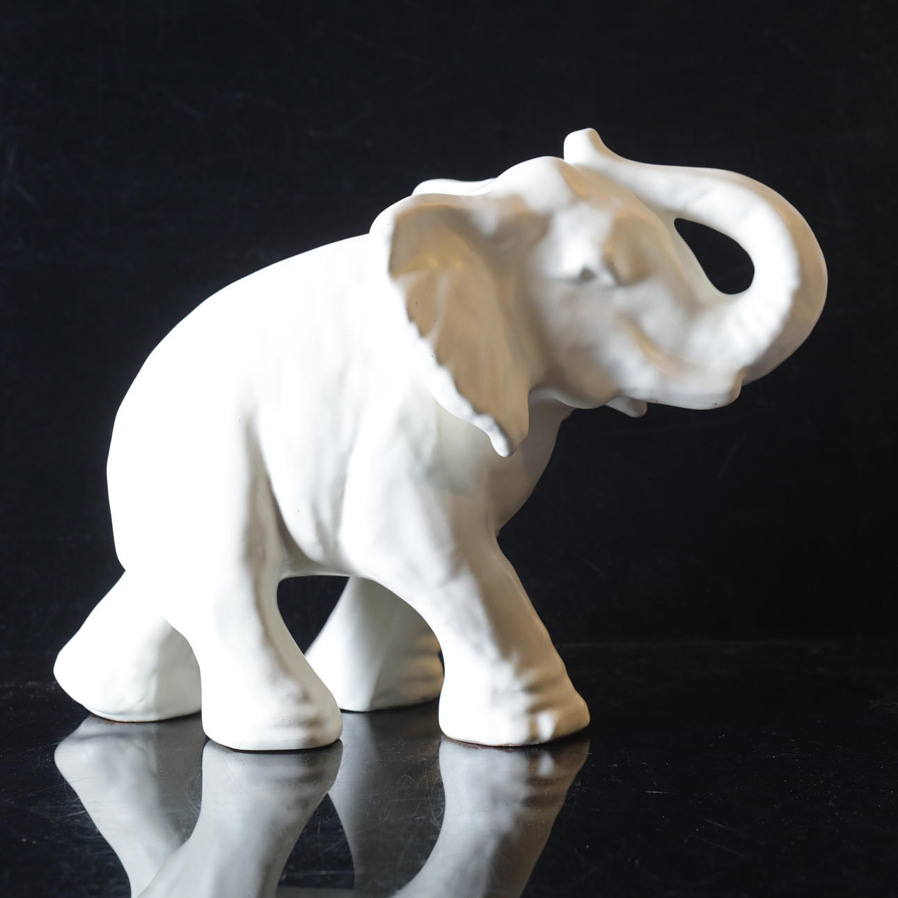 A ceramic figurine, “Elephant”, Anna Lisa Thomson, Upsala Ekeby.
