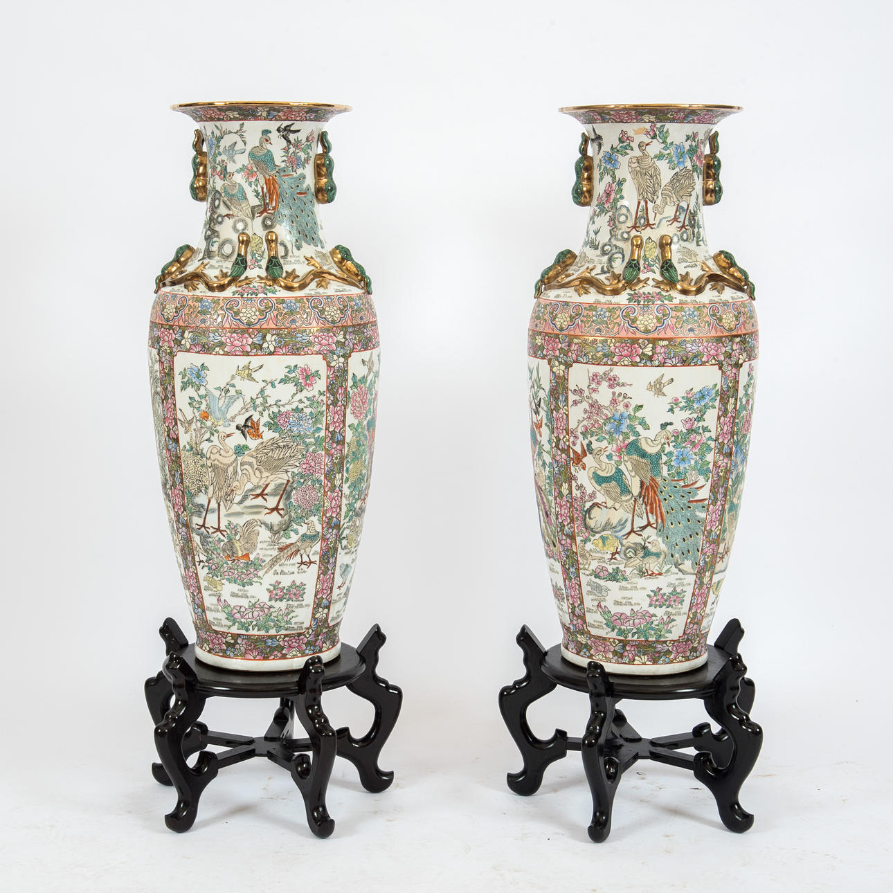 PALAST-VASEN. PAR GOLV VASER.