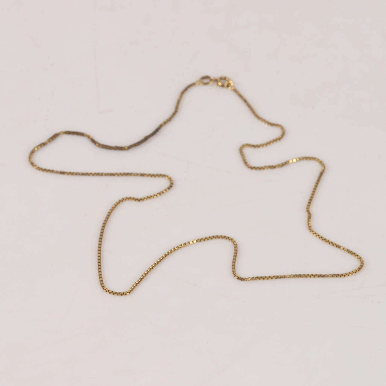 HALSKEDJA, venetiansk länk, 18 K guld.