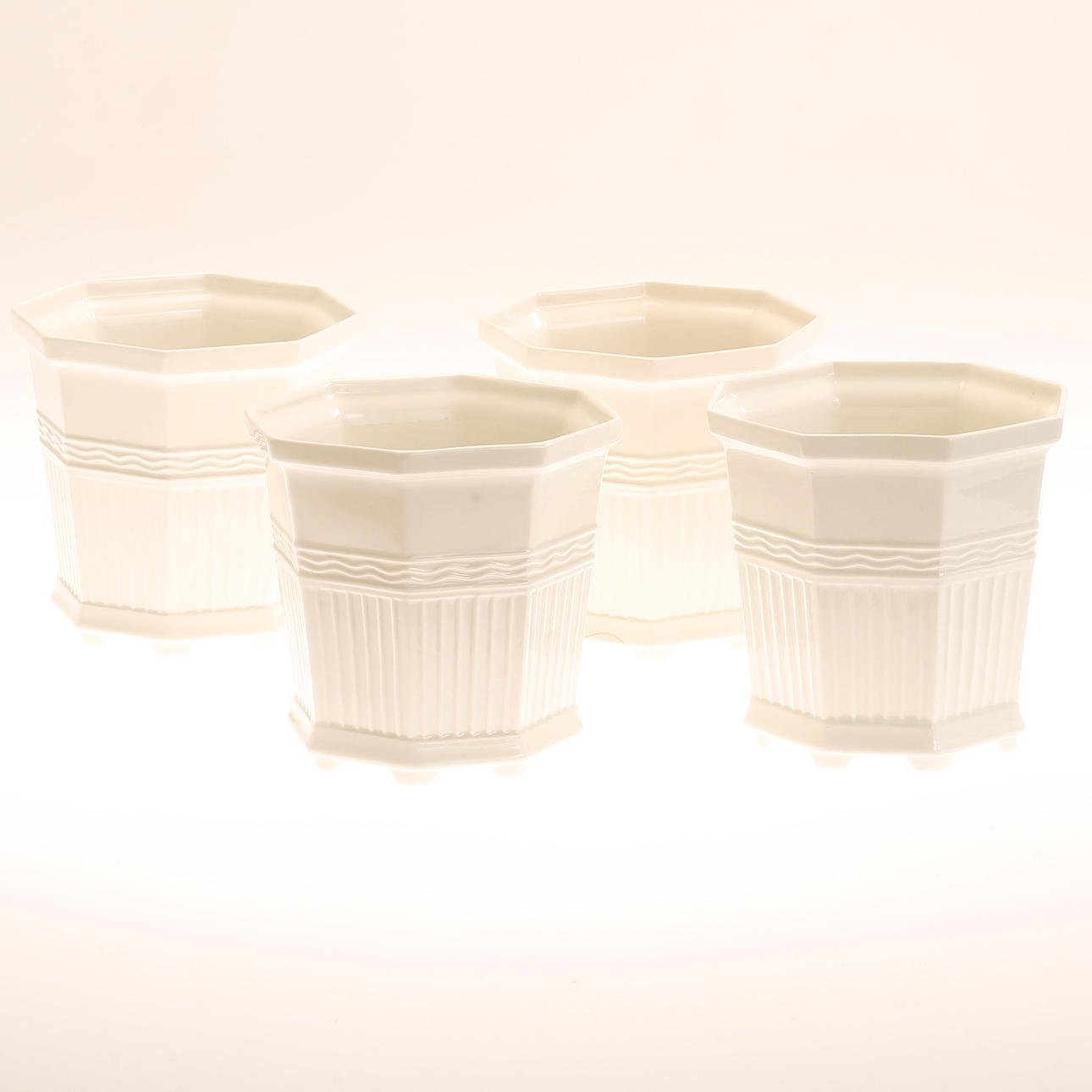 OUTER LINING, 4 pieces, porcelain, “Waldemarsudde No 2", Gustavsberg.