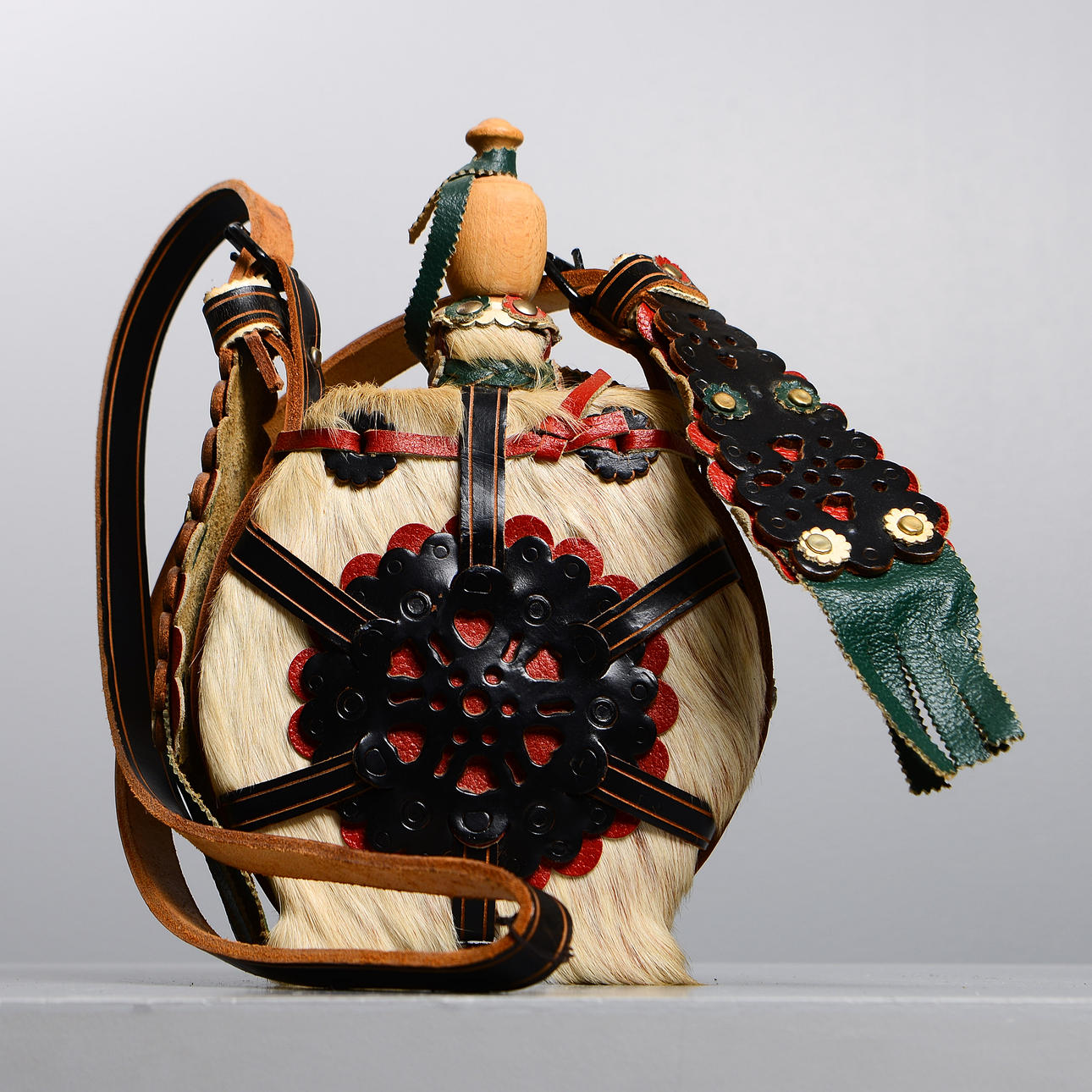 A bottle, handmade, Hungary, 20th century.