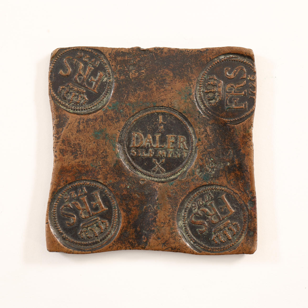 TIN COIN,1/2 daler, Frederick I, DSM,1726.