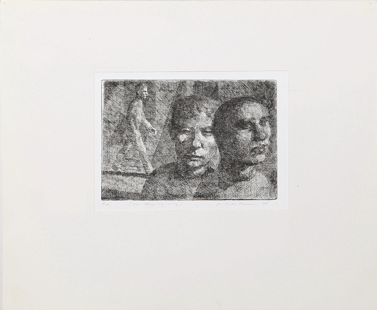 PETER MARTENSEN. Titled, etching no EA, signed P Martensen and dated -90.