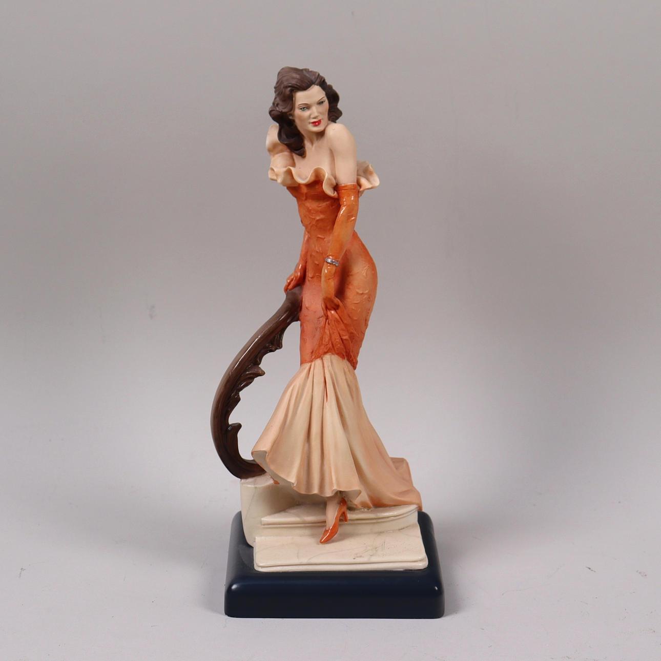 VITTORIO TESSARO, Italy, sculpture in art mass, woman in staircase