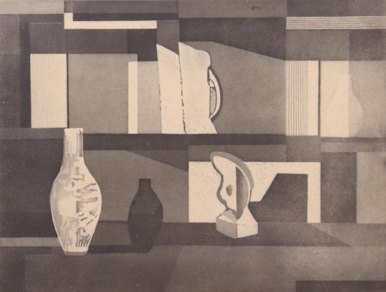 EINAR PERSSON, etching, still life.