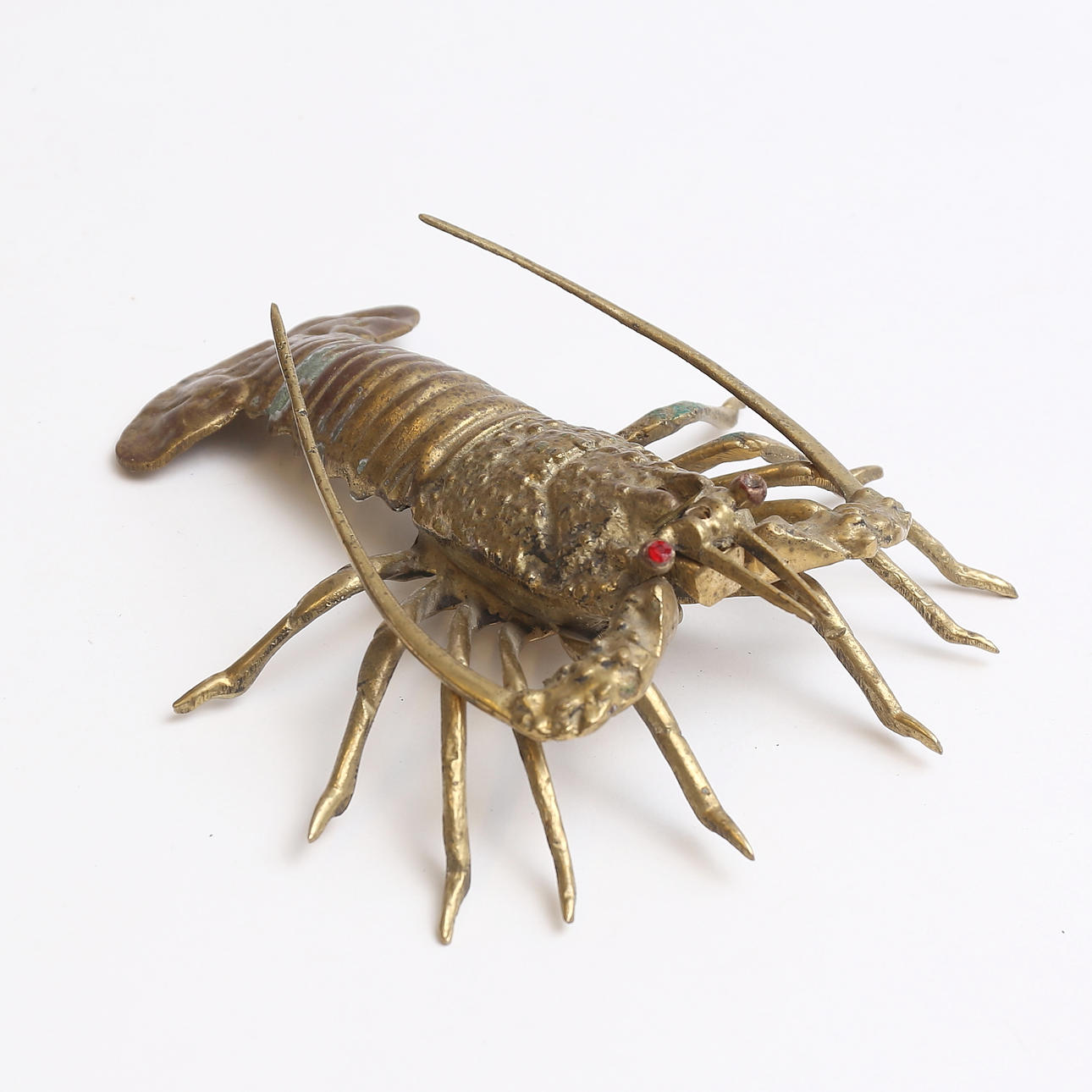 A 20th-century brass table decoration.