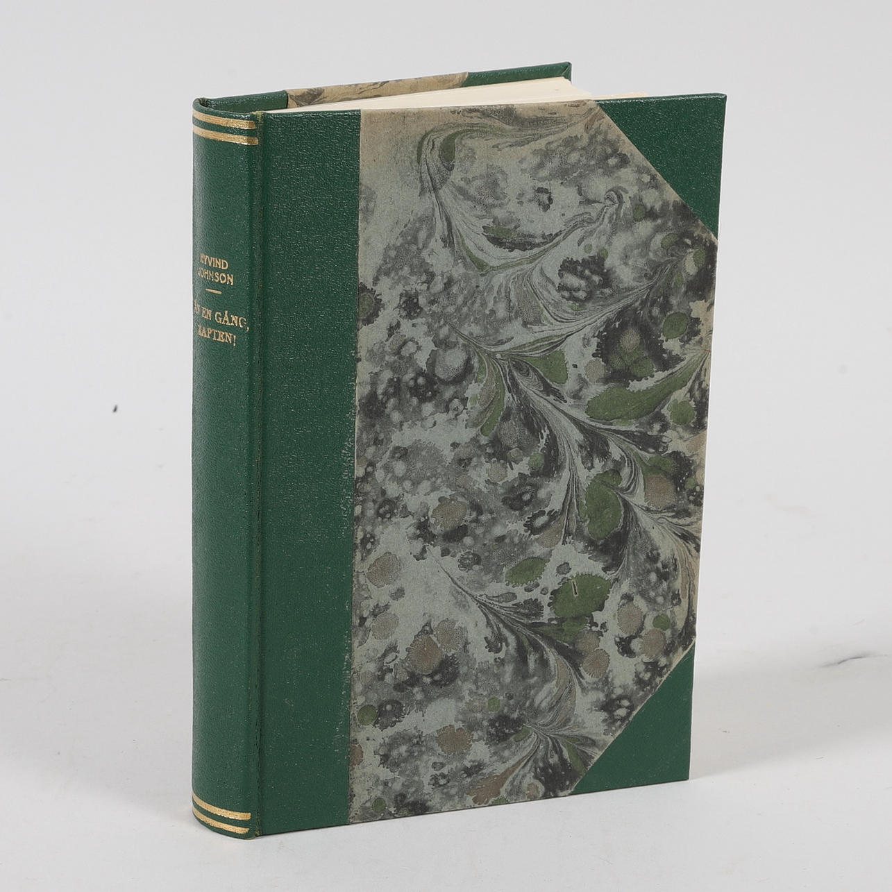 EYVIND JOHNSON. Book, “Once Again, Captain!“, first edition, 1934.