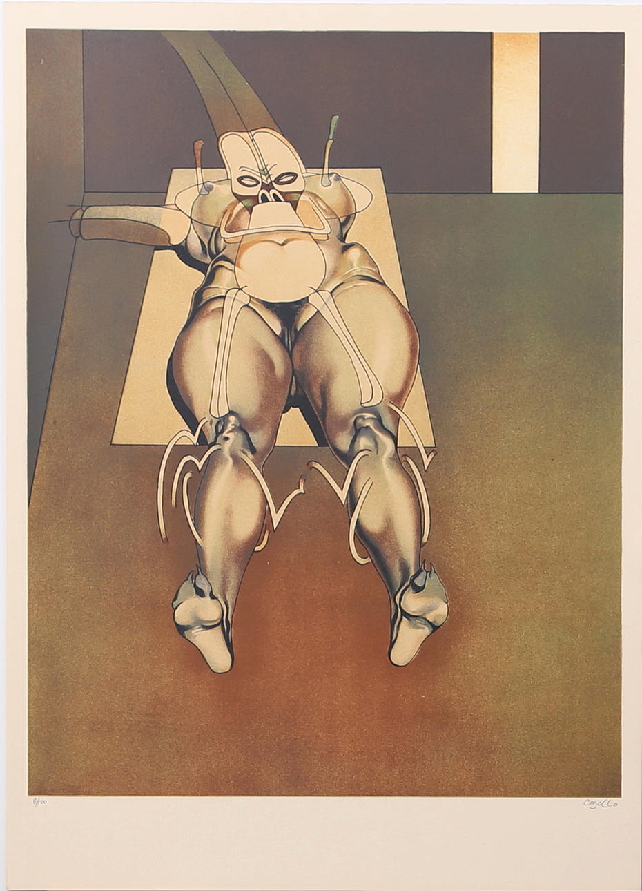 HERIBERTO COGOLLO. Tiempla tierra, färglitografi nr 8/100, signerad Cogollo.