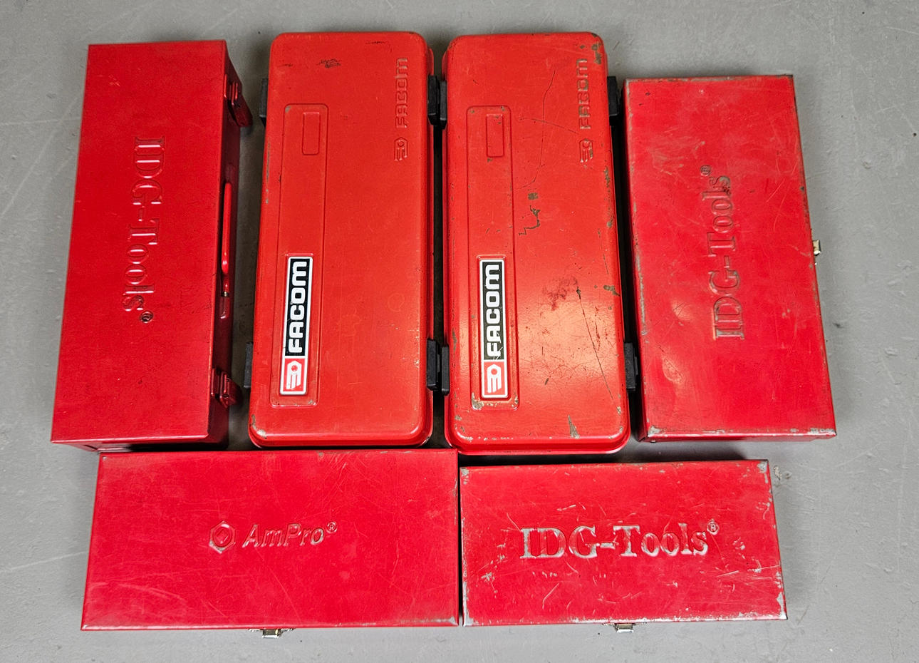 SOCKET WRENCH KITS, 6 pcs, Facom, IDG-Tools, AmPro.