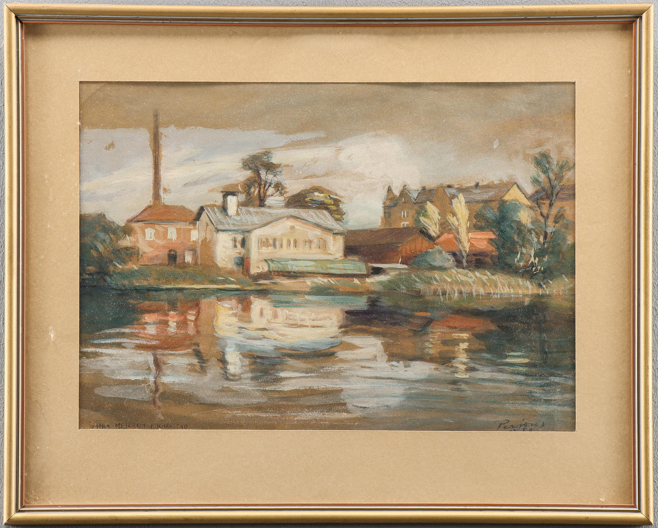 PER HILDING PERJONS mixing technique, signed 1950.