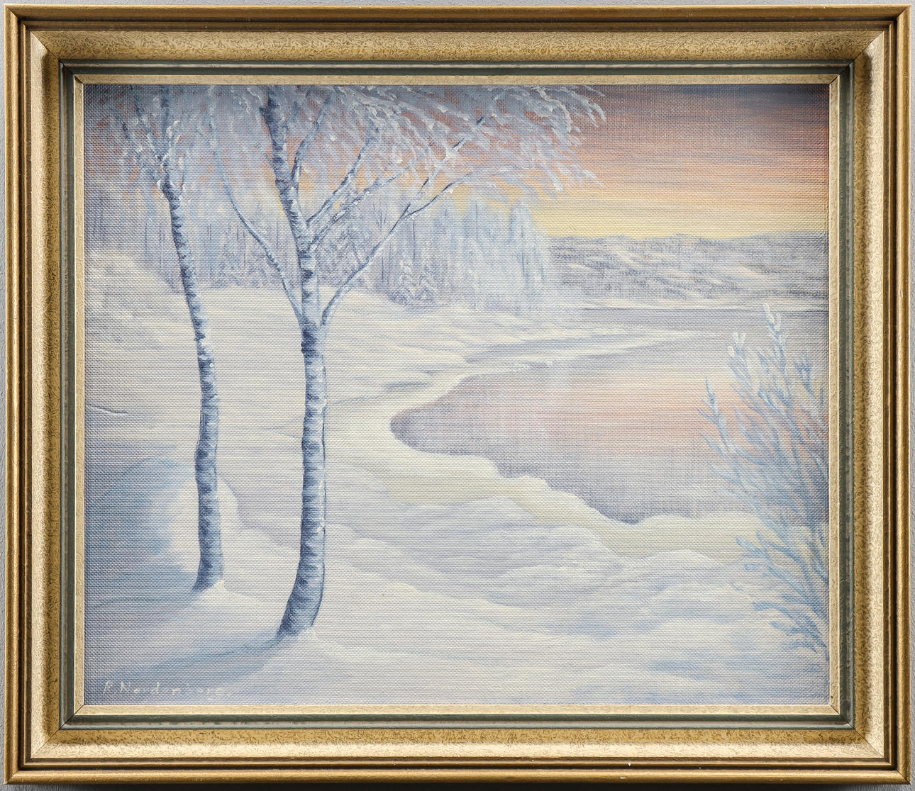 ROLF NORDENBERG oil on panel, signed.