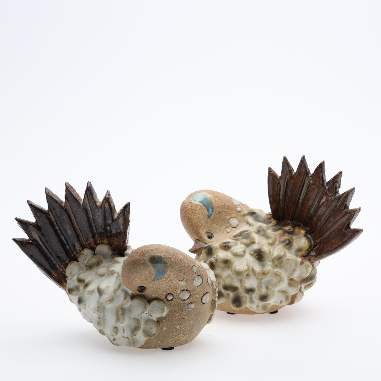 CURT ADDIN. FIGURINES, birds 2 pcs.