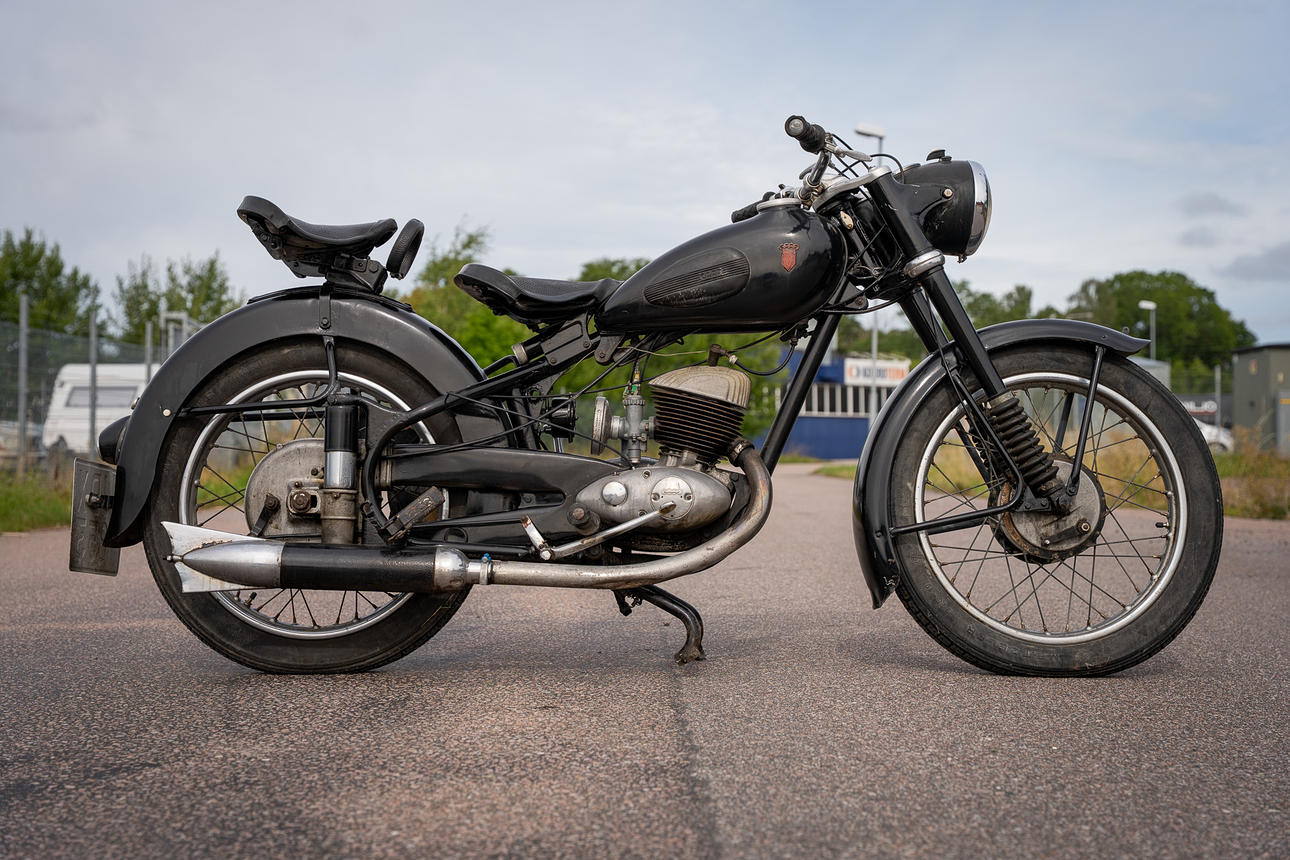 DKW, model RT250, 1952, Germany.