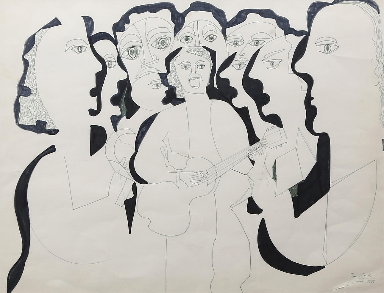 JOAN COMELLAS MARISTANY. Musicians.