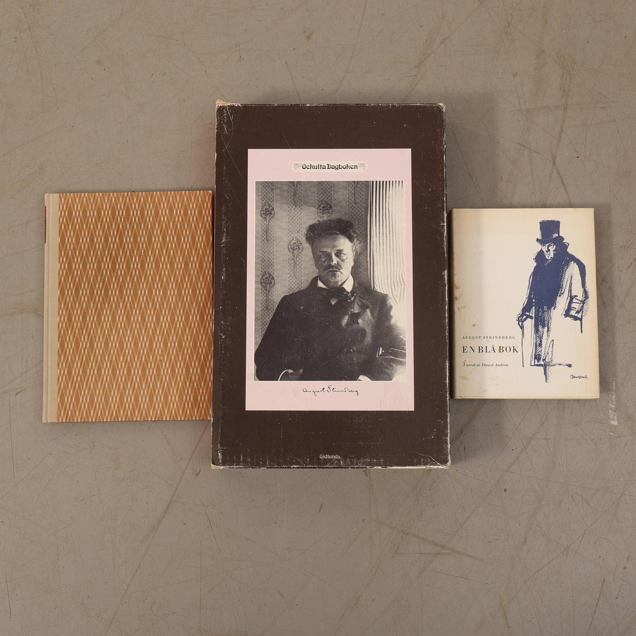 BÖCKER, 3 st, Strindbergiana.