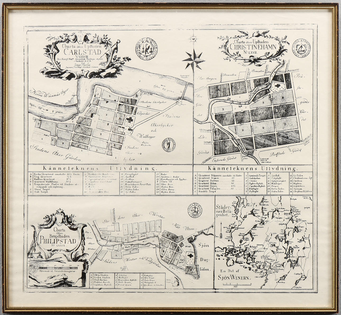 MAP Carlstad, Christinehamn, Philipstad.