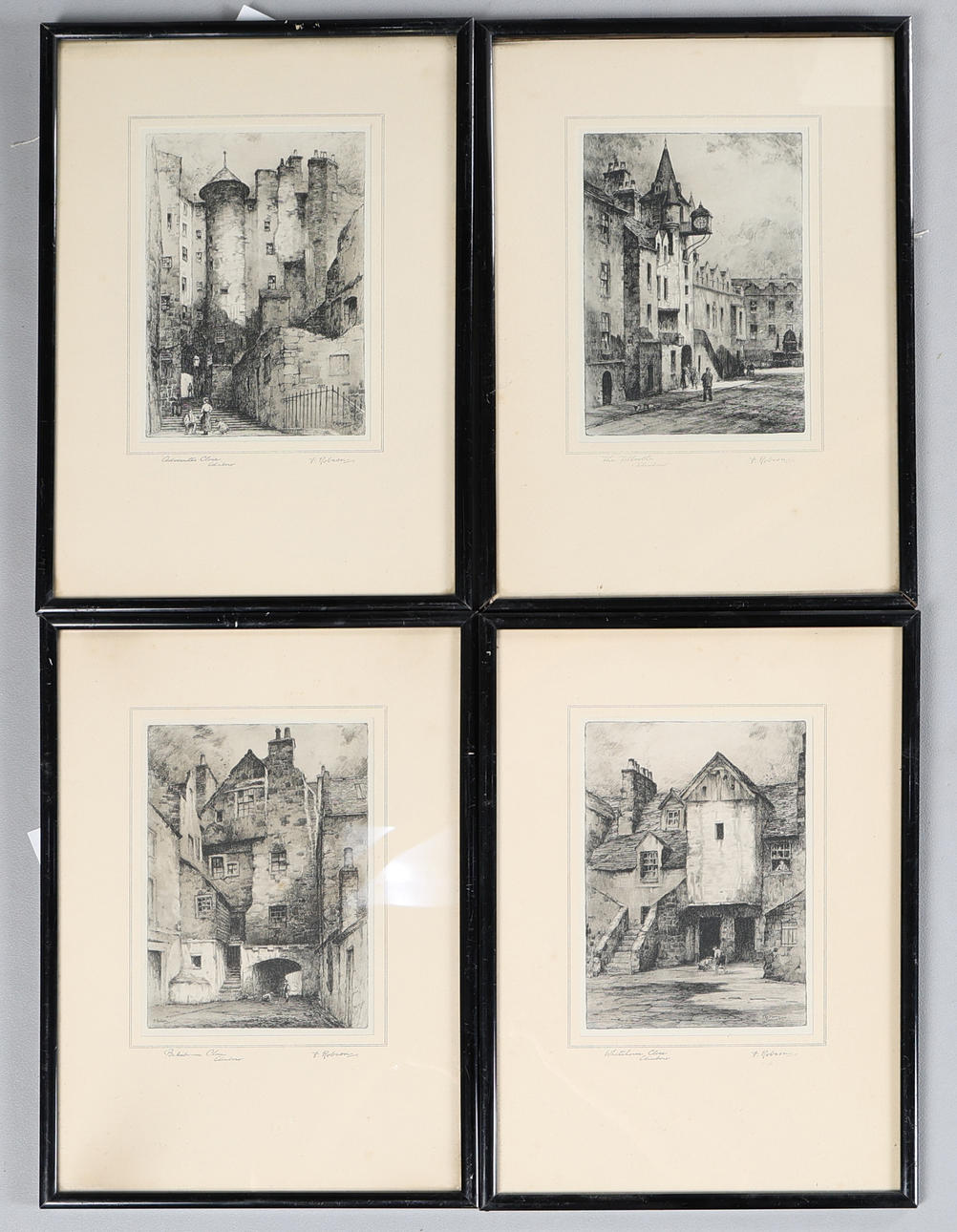 FJERSTEN ROBSON (SKOTSK, 1880-1936) „EDINBURGH“ (4).