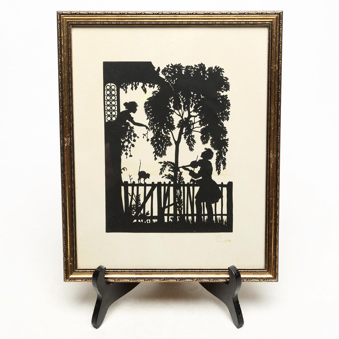 LOTTE GÜTZLAFF. SILHOUETTE CLIP, signed.