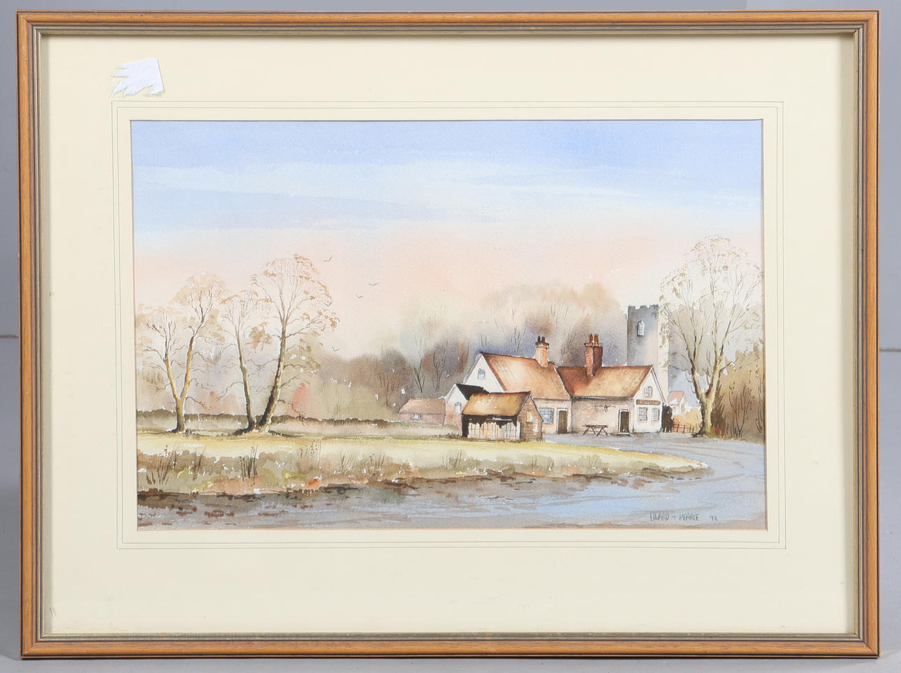 EDWARD PEARCE (BRITISH, 20TH CENTURY) "THREE HORSESHOES".