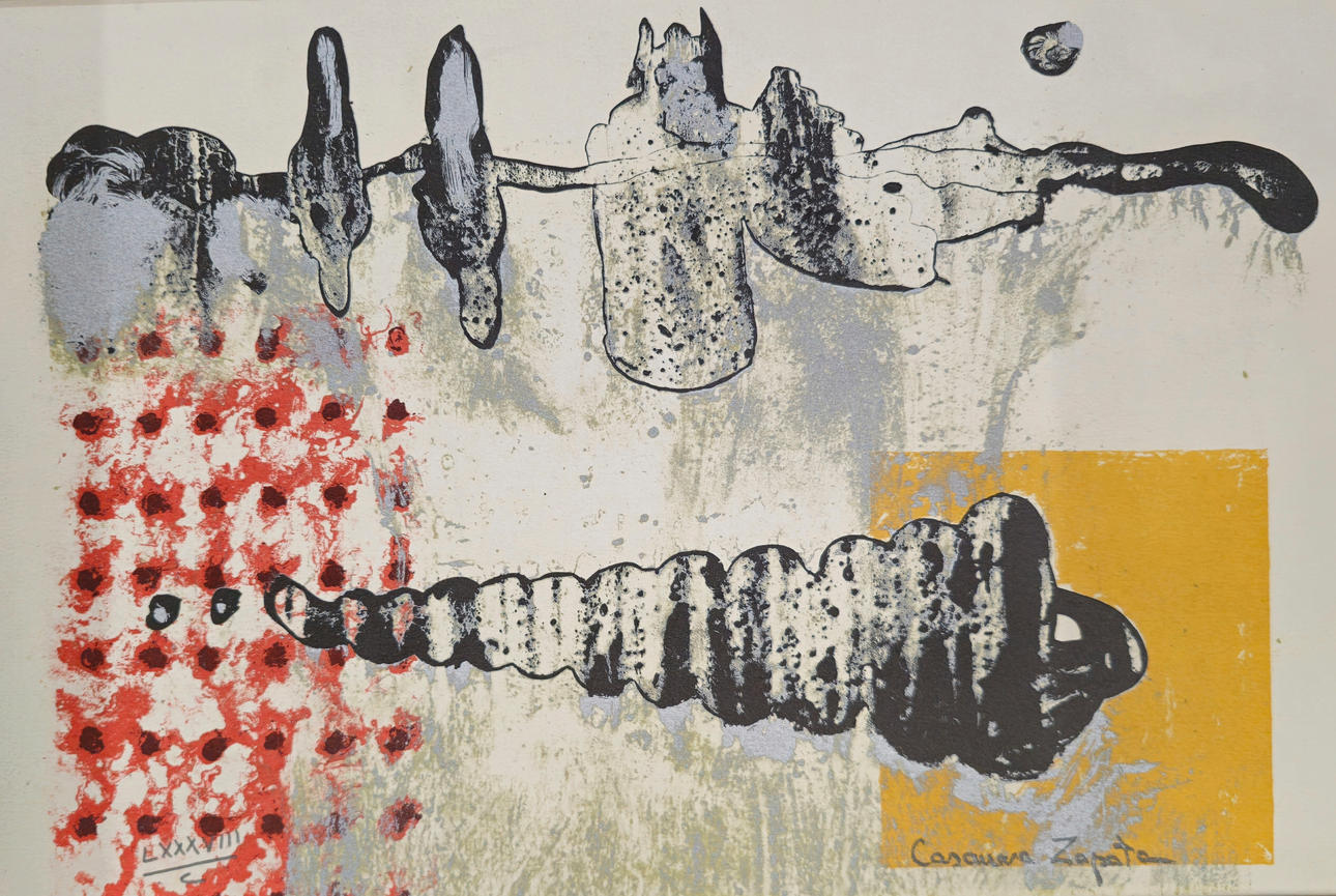 CASANOVA ZAPATA. UNTITLED, SIGNED AND NUMBERED. IN PENCIL.