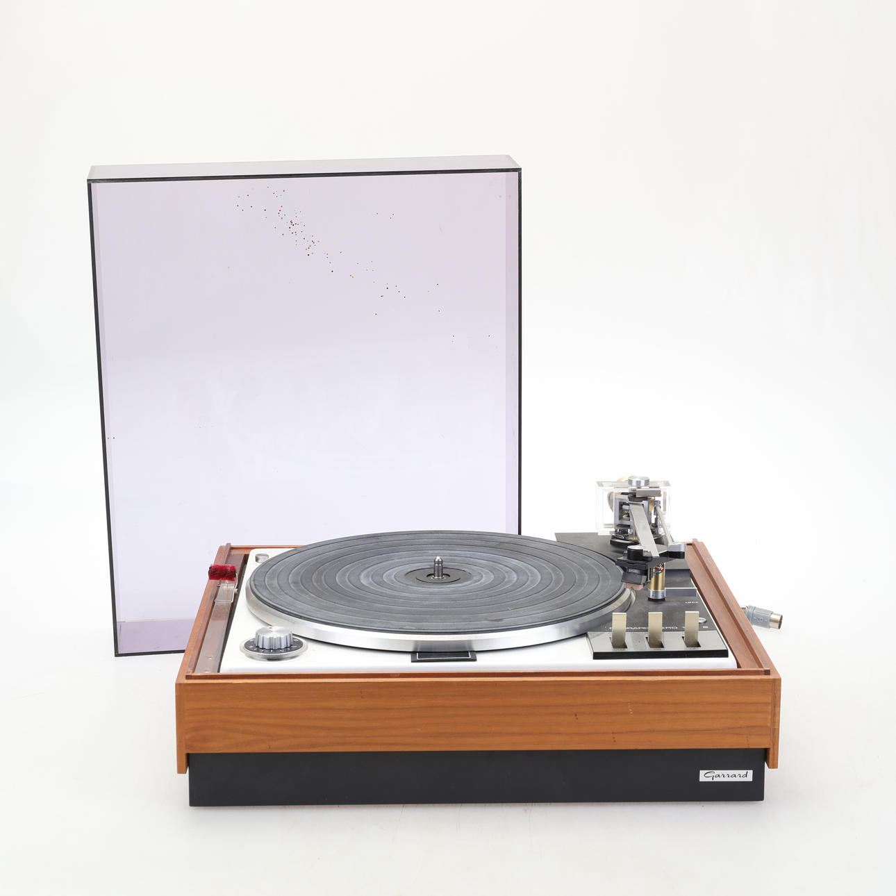 GARRARD ZERO 100 s, vinylisoitin, tiikki.
