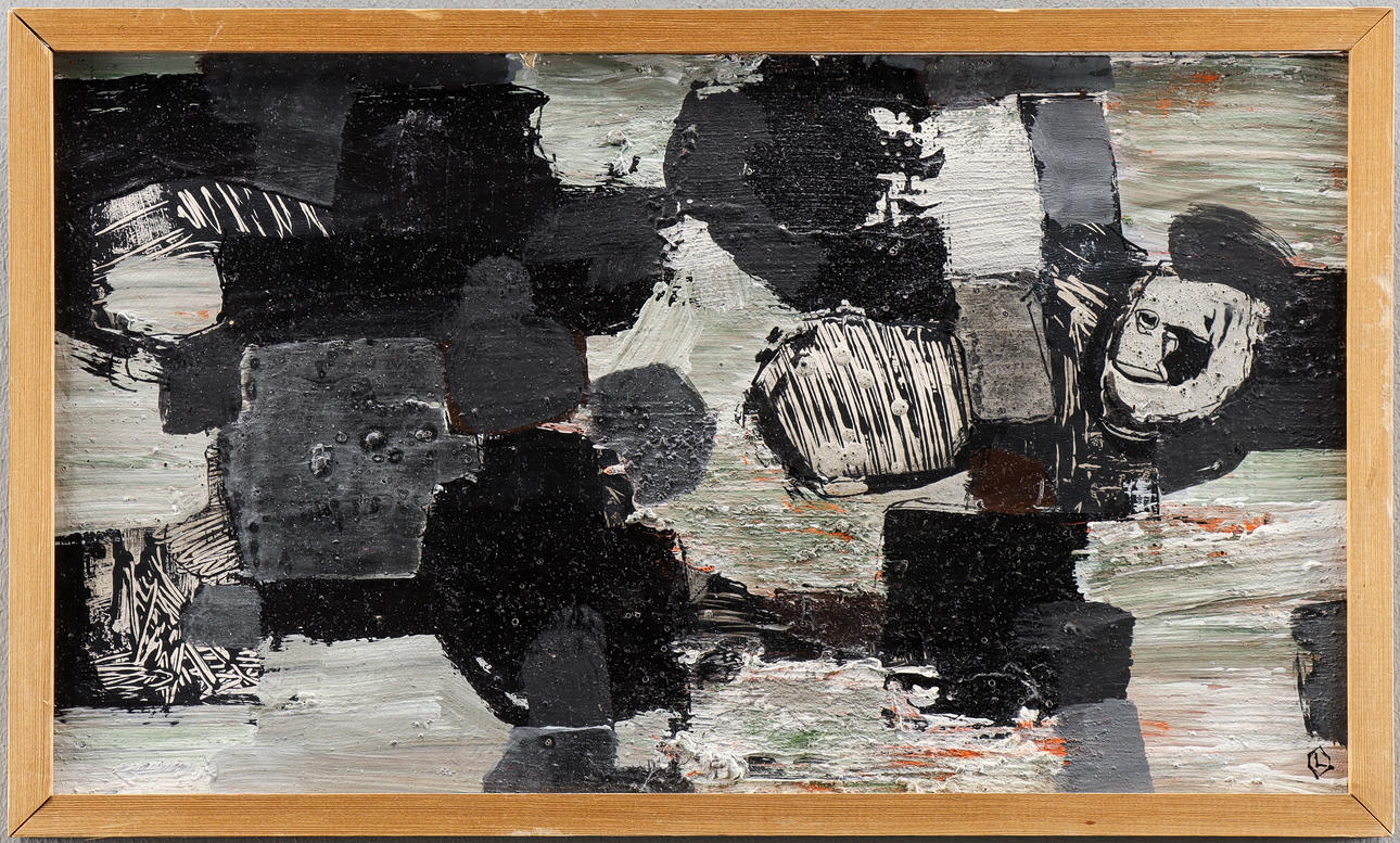 GUNNAR LARSSON oil on panel, signed.