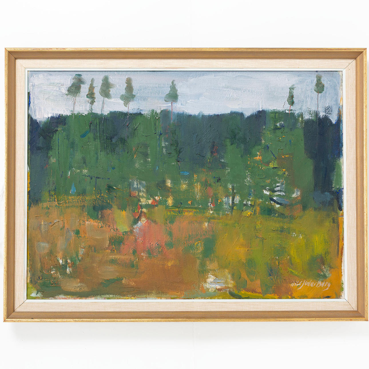 NILS SÖDERBERG, Oil on canvas, signed.