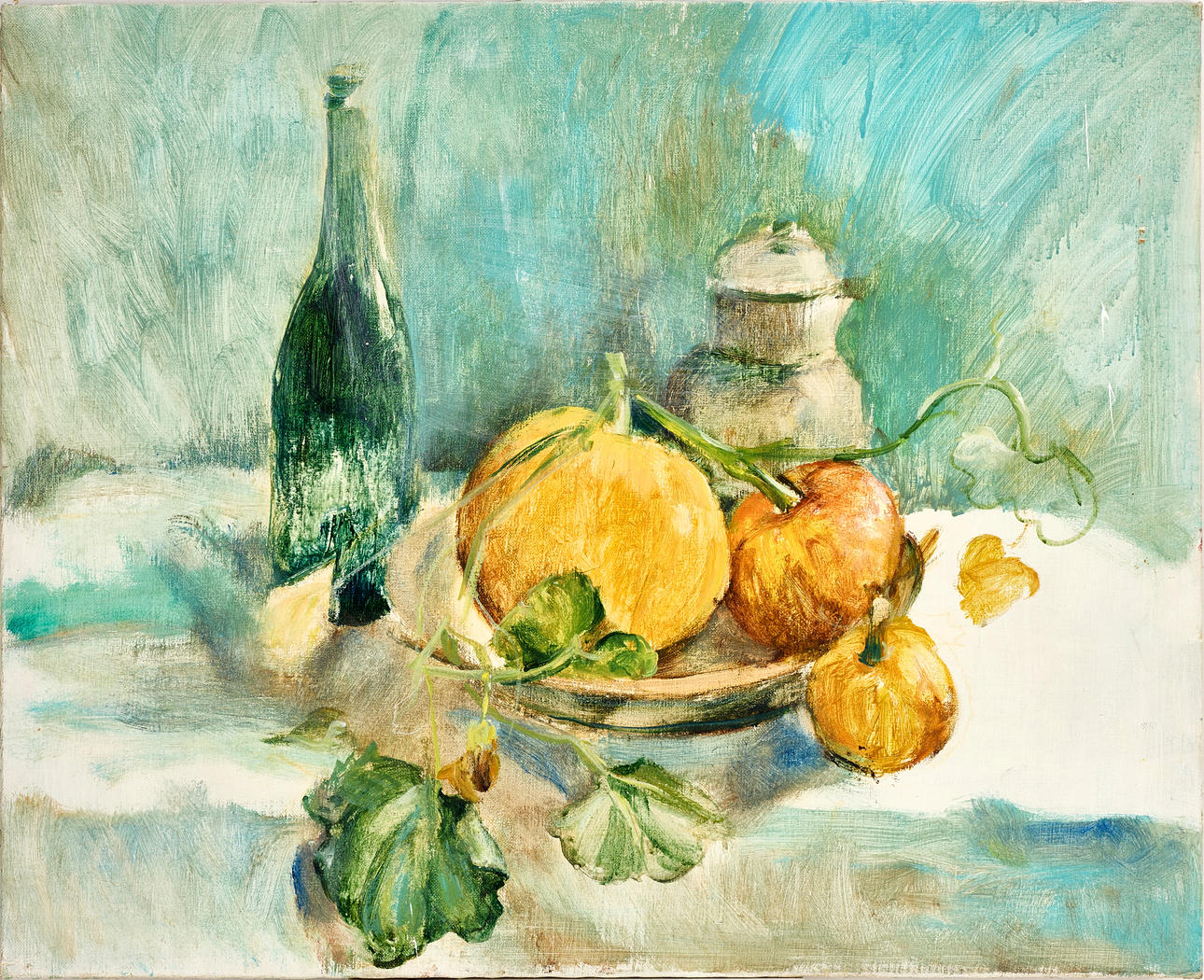 OIDENTIFIERAD KONSTNÄR. Still life, oil on canvas, unsigned.