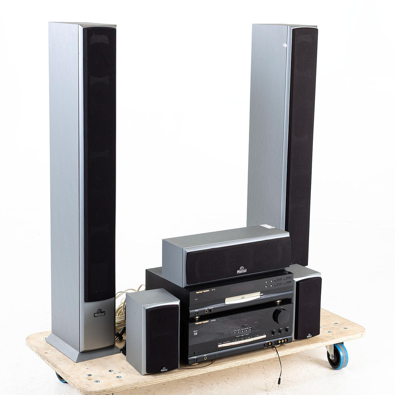 SOUND SYSTEM, 7 pieces, Harman Kardon & Magnat.