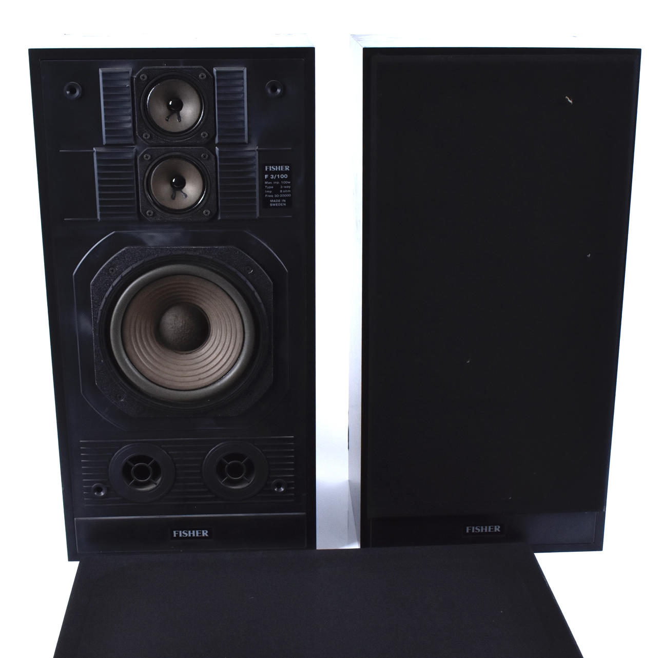 THREE-WAY SPEAKERS, 1 pair, Fisher.
