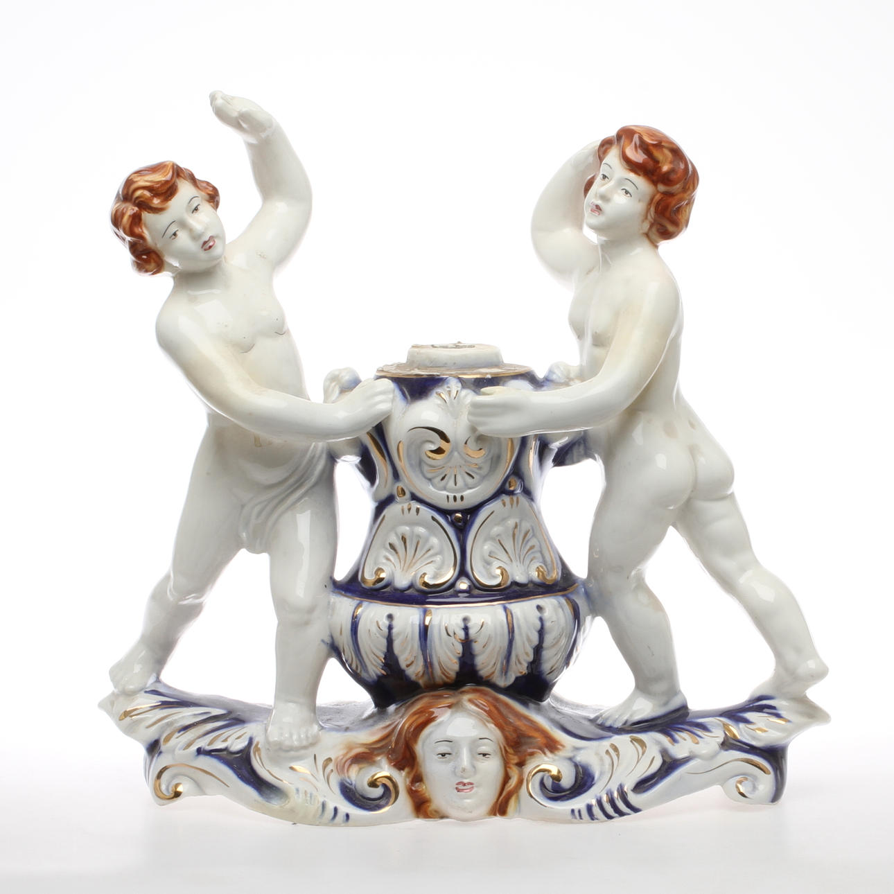 SOCKEL / FUNDAMENT, porslin, 1900-talets första hälft.