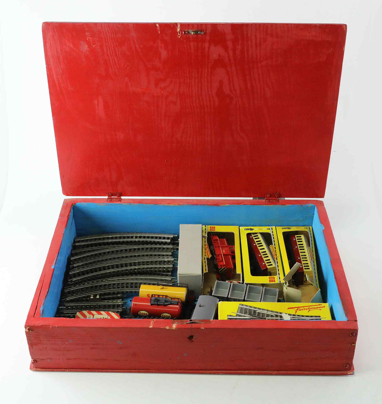 FLEISCHMANN. togdele, lokomotiver, vogne, skinner.