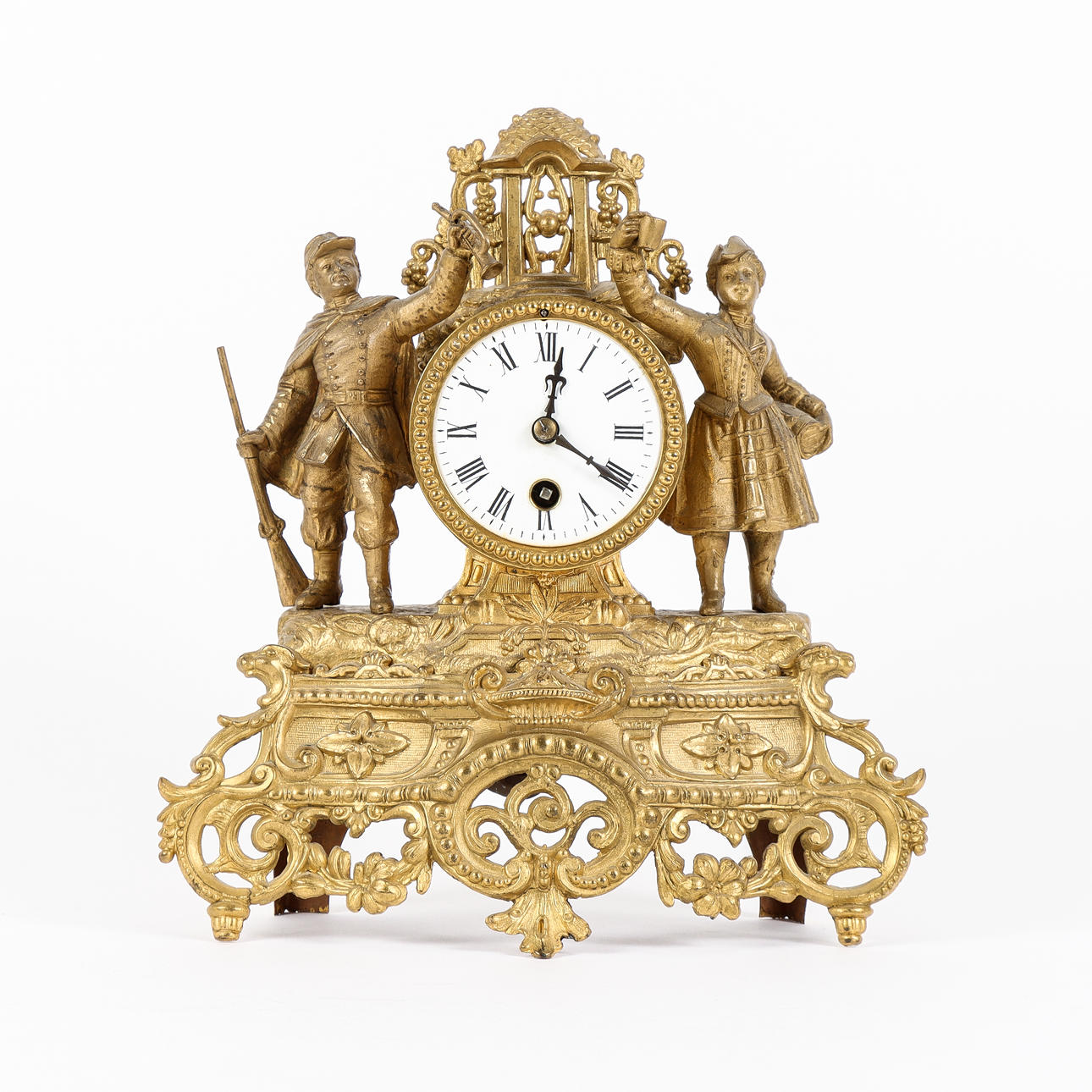 RELOJ DE MESA de metal.