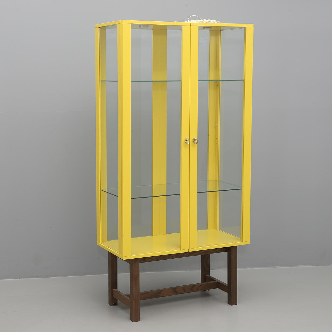 A “Stockholm” display cabinet, IKEA.