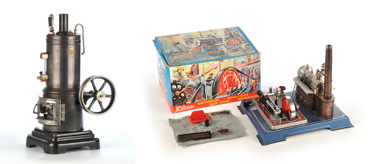 WILESCO & MÄRKLIN. Ångmaskiner.