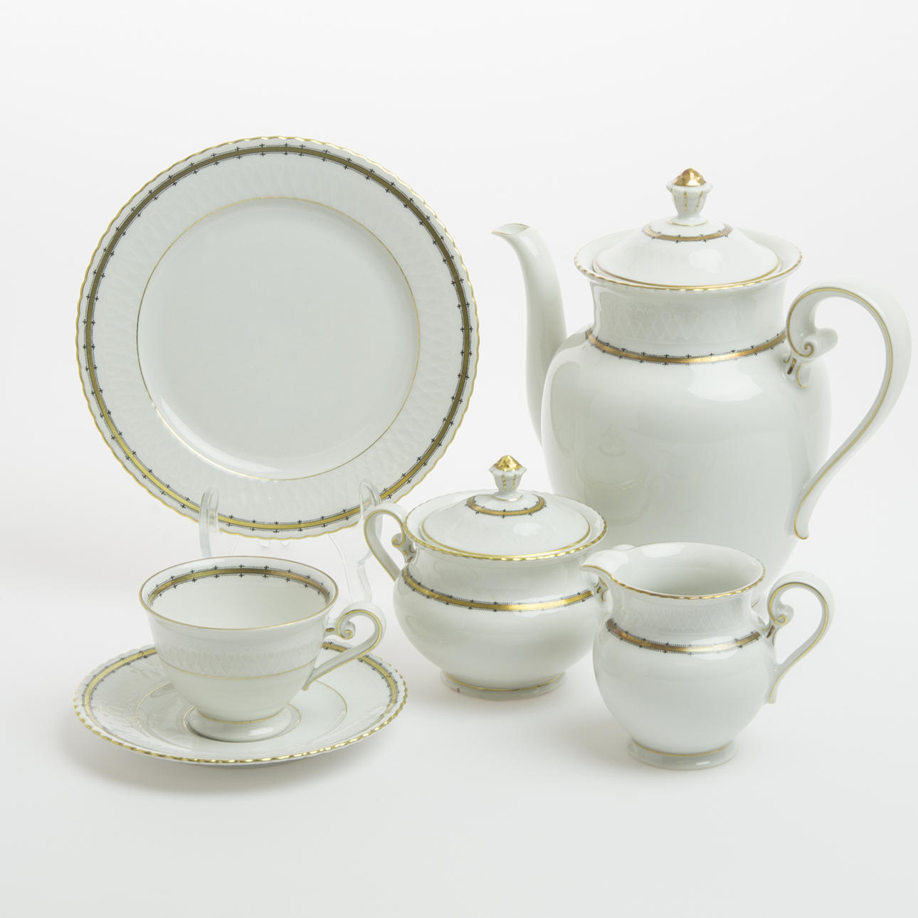 KAFFESERVIS, 43 delar, "Elisabeth", Seltmann Weiden Bavaria.