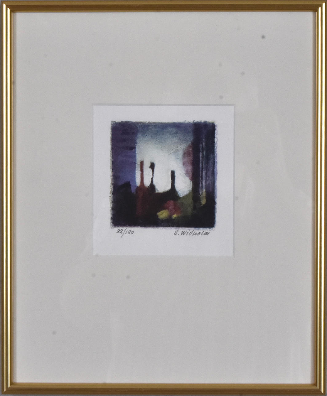 STELLAN WIDHOLM. Color lithography.